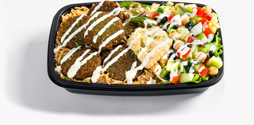 Falafel Over Rice