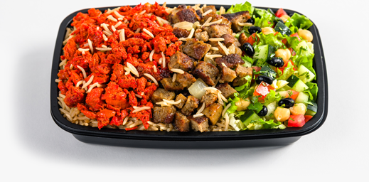 Lamb And Chicken Over Rice <span>(Contains Beef)</span>